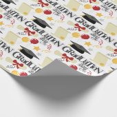 Abschluss Day Geschenkpapier (Ecke)