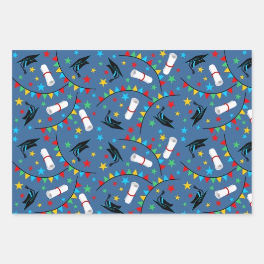 Abschluss Day Geschenkpapier Set (Vorderseite 3)