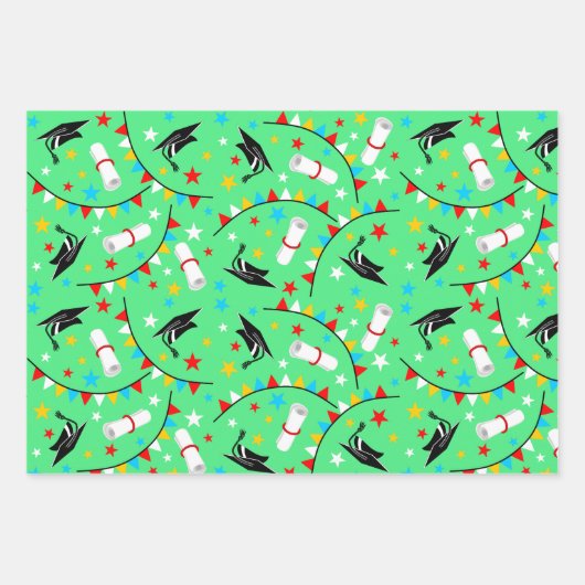 Abschluss Day Geschenkpapier Set (Vorderseite 2)