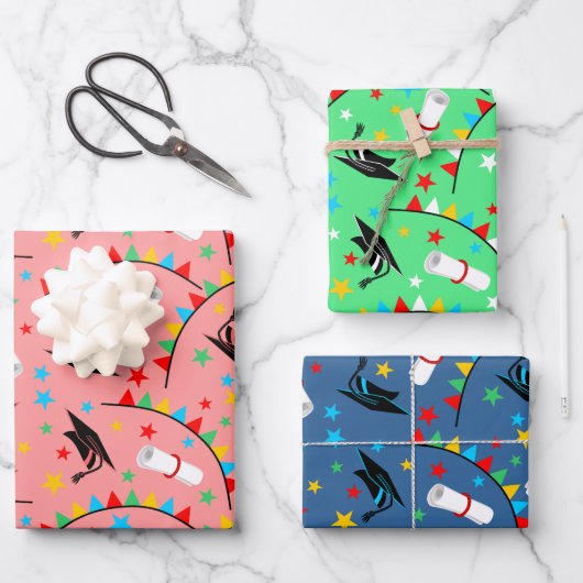 Abschluss Day Geschenkpapier Set (Vorderseite)