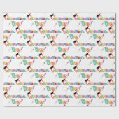 Abschluss Day Script Geschenkpapier (Flach)