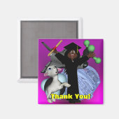 Abschluss Day Vielen Dank Magnet (Vorderseite/Rückseite)