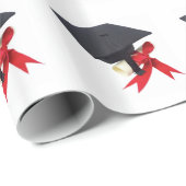 Abschluss Day von Janz White Geschenkpapier (Rolleneckpunkt)