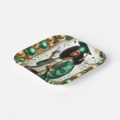 Abschluss Decor - Emerald Pappteller (Gewinkelt)