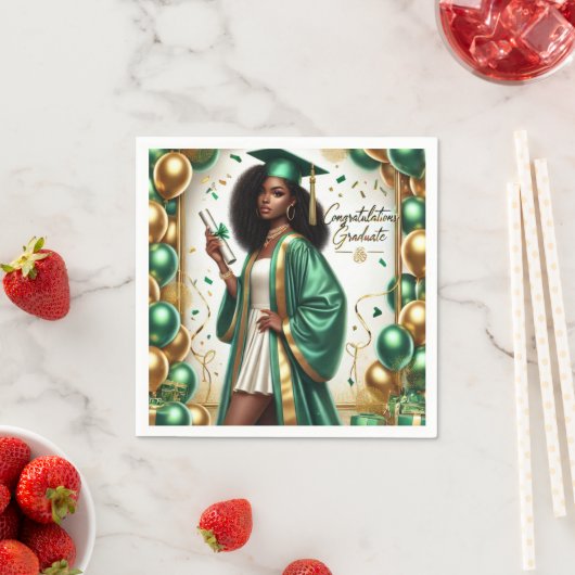 Abschluss Decor - Emerald Serviette (Beispiel)