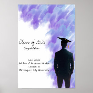 Abschluss-Degree-Zertifikat Poster