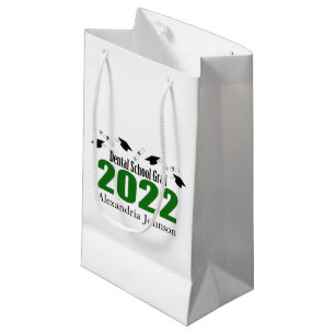 Abschluss Dental School Grad 2022 (grün) Kleine Geschenktüte
