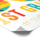 Abschluss der 1. Klasse am letzten Schultag Poster (Ecke)