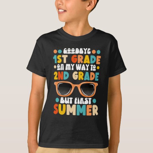 Abschluss der 1. Klasse bis 2. Klasse Sommer T-Shirt (Vorderseite)
