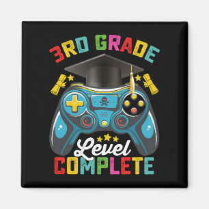Abschluss der 3. Klasse Abitur Gaming Gamer Magnet