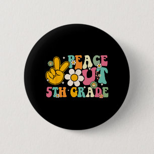 Abschluss der 5. Klasse am letzten Schultag Button
