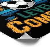 Abschluss der 5. Klasse Fußball Junge Mädchen letz Poster (Ecke)