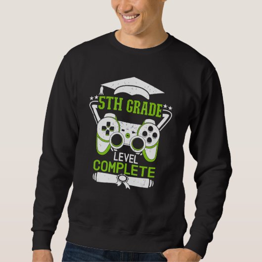 Abschluss der 5. Stufe: Cool 5. Stufe Sweatshirt (Vorderseite)
