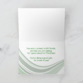 Abschluss der 6. Klasse, Fußball und Hat Karte (Innenseite)