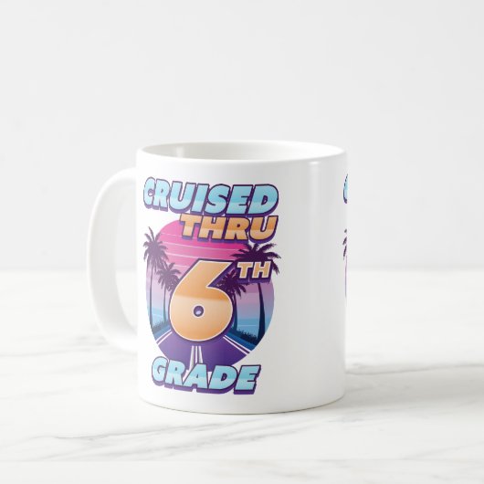Abschluss der 6. Klasse Kaffeetasse (Vorderseite Links)