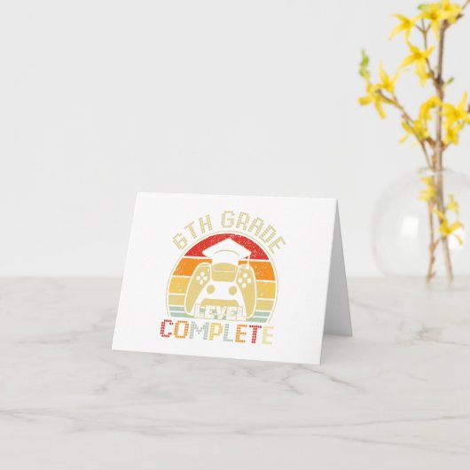 Abschluss der 6. Stufe Vollständiger VideoGamer Gr Karte (Gelbe Blume)