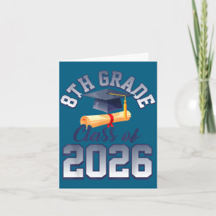 Abschluss der 8. Klasse 2026 Karte