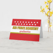 Abschluss der Air Force Academy Glückwunschstars Karte (Gelbe Blume)
