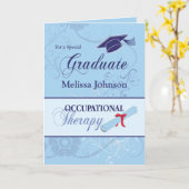 Abschluss der Arbeitstherapie Herzlichen Glückwuns Karte (Gelbe Blume)