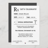 Abschluss der ärztlichen Verschreibung Einladung (Vorne/Hinten)