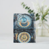 Abschluss der Astronomischen Uhr in Prag Postkarte (Stehend Vorderseite)