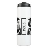 Abschluss der besten Freunde 2024 Thermosbecher (Vorderseite)