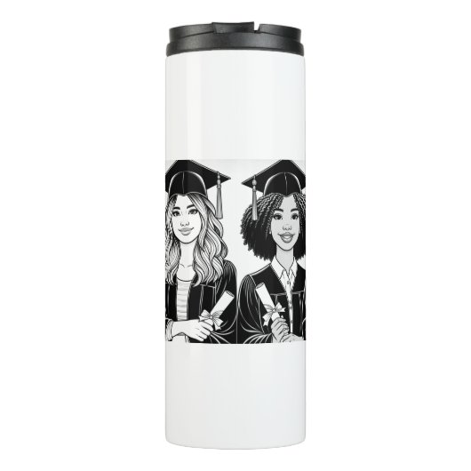 Abschluss der besten Freunde 2024 Thermosbecher (Rückseite)