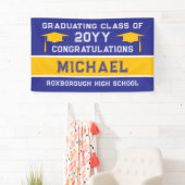 Abschluss der Blauen und Gelben Schule Banner (Insitu)