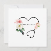 Abschluss der Blumenkur Einladung (Rückseite)