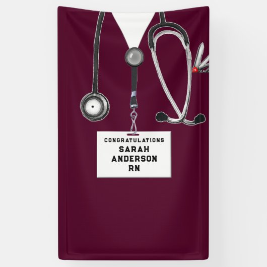 Abschluss der Creative Nursing School Banner (Vertikal)