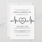 Abschluss der einfachen ärztlichen Krankenpflege Einladung (Vorderseite)