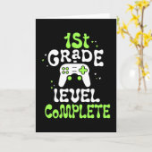 Abschluss der ersten Stufe Karte (Gelbe Blume)