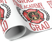 Abschluss der Feuerakademie Grad Geschenkpapier (Rolleneckpunkt)