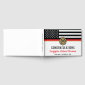 Abschluss der Feuerwehr-Akademie Rote Linie Gästebuch (Voll)