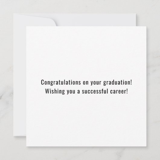 Abschluss der Feuerwehr-Akademie Rote Linie Karte (Rückseite)