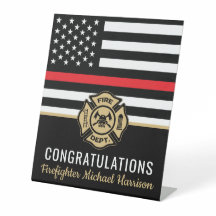 Abschluss der Feuerwehr-Akademie Rote Linie