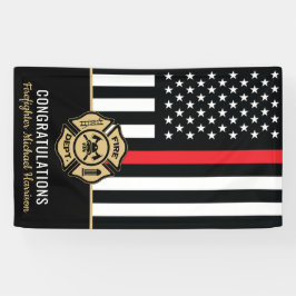 Abschluss der Feuerwehrakademie der Roten Linie Banner