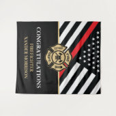 Abschluss der Feuerwehrakademie der Roten Linie Wandteppich (Vorderseite (Horizontal))