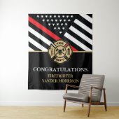 Abschluss der Feuerwehrakademie der Roten Linie Wandteppich (Beispiel)