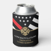 Abschluss der Feuerwehrakademie Red Line Dosenkühler (Kanne Vorderseite)