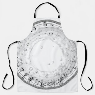 Abschluss der Fotografie von Wasserblasen Schürze