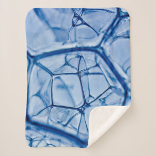 Abschluss der Fotografie von Wasserblasen Sherpadecke