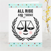 Abschluss der Funny Law School Karte (Gelbe Blume)