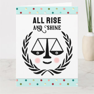 Abschluss der Funny Law School Karte