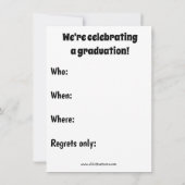 Abschluss der Funny Music School Einladung (Rückseite)