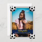 Abschluss der Fußballflotte Ankündigungspostkarte (Vorne/Hinten)