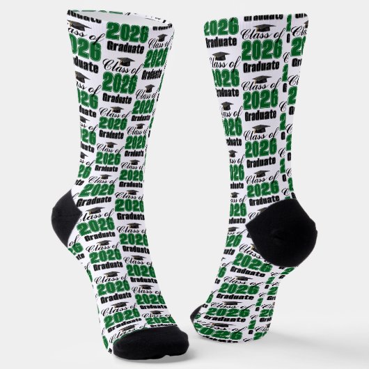 Abschluss der Green Class 2026 Socken (Gewinkelt)
