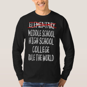 Abschluss der Grundschule 6. Klasse Abschluss T-Shirt