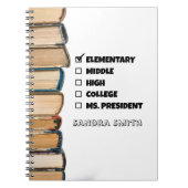 Abschluss der Grundschule Frau Präsidentin T - Shi Notizblock (Vorderseite)