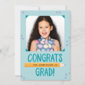 Abschluss der Grundschule für Mädchen Einladung (Vorderseite)